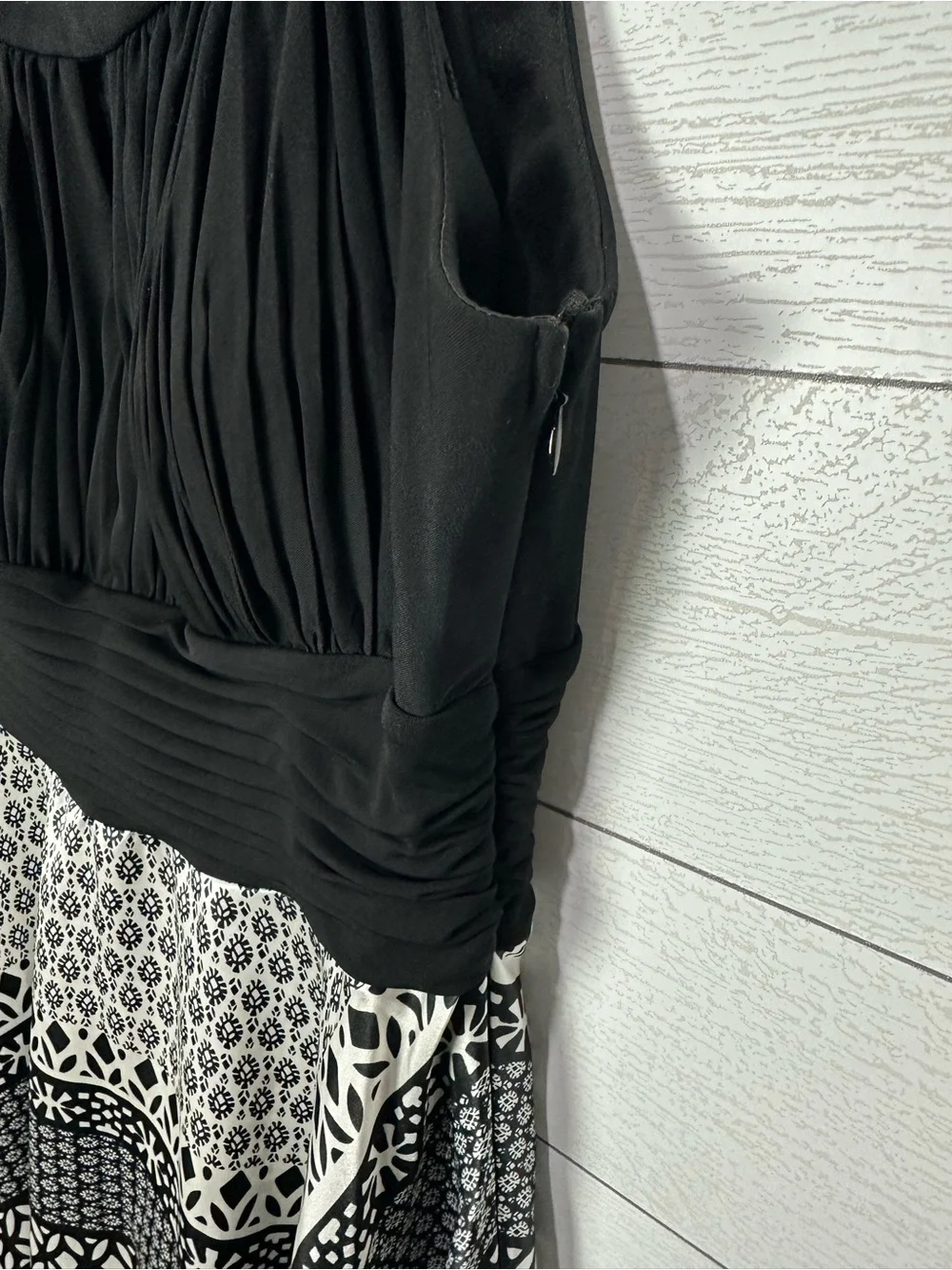 Melrose Black & White Handkerchief Dress Size 14